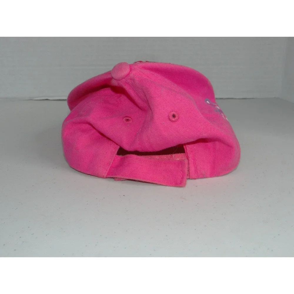 Disney Minnie Mouse Pink Rainbow Glitter Brim Baseball Cap Hat Adjustable 3453